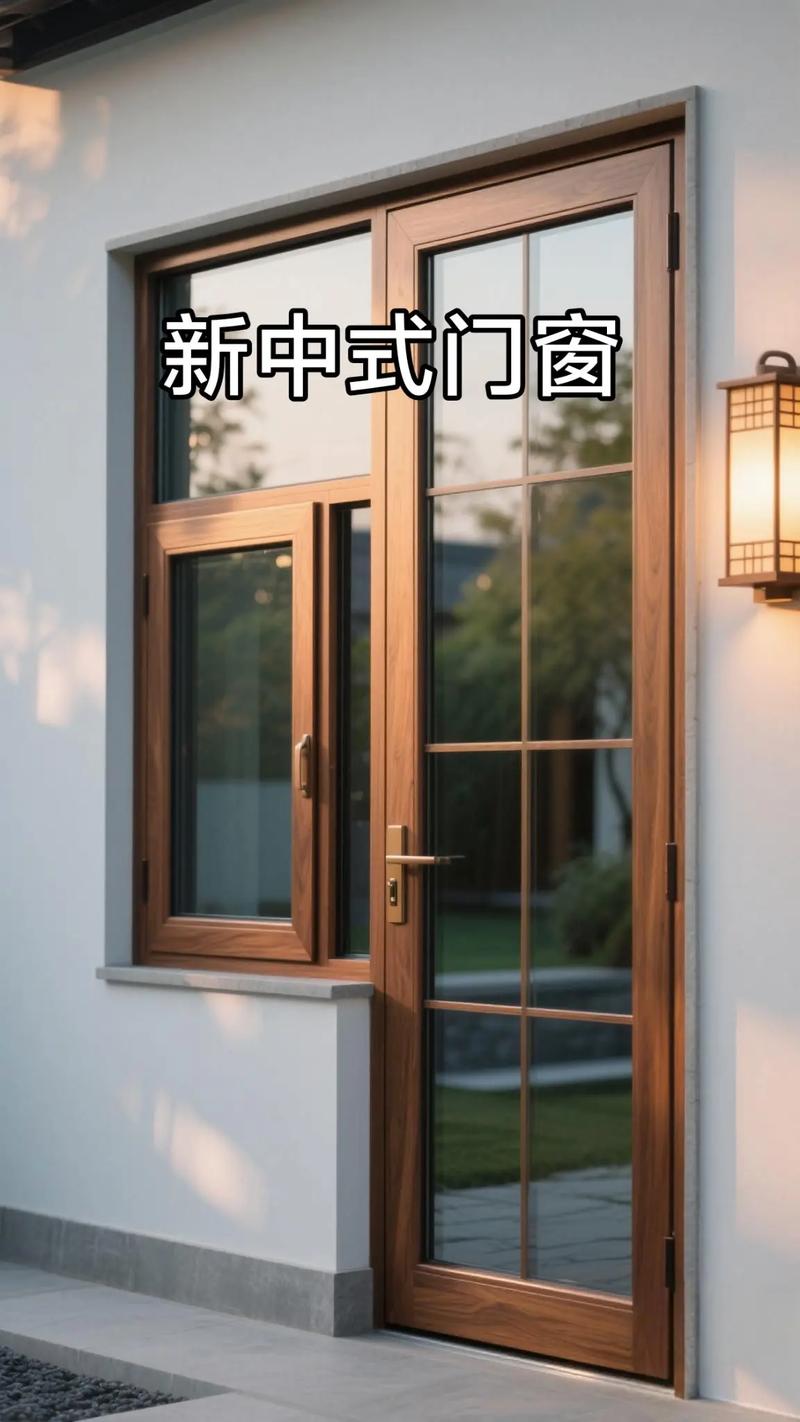 新中式門窗里的鋁合金木紋色 鋁合金門窗的美學與革新